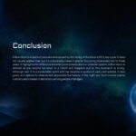 Blue Moon Template - Conclusion slide with summary paragraph, blue moon image and single tree silhouette