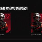 Car Racing Company Template - Team roster slide to introduce professional racing drivers and team members