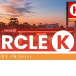 Circle K Company Profile Title Slide - Clean layout with store background
