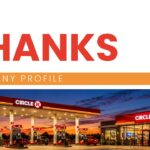 Circle K Thank You Template - Closing slide with gas station panorama