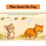 Courage Template - Max saves the day with cat defeated