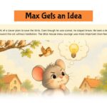 Courage Storyboard - Max gets idea with lightbulb thought bubble