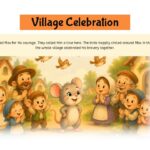 Courage Storyboard - Village celebration with grateful community