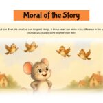Courage Template - Moral lesson conclusion with Max and birds