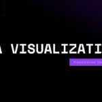 Data Visualization Template - Clean title slide with geometric design