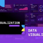 Data Visualization Template - Modern cover slide with colorful charts preview