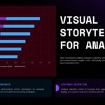 Data Visualization Template - Visual storytelling horizontal bar analytics