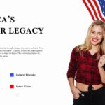America 250 Template - Legacy overview slide to present America's historical milestones and key themes