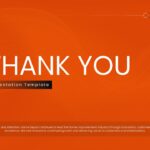 Home Depot thank you slide - orange closing template with logo