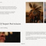 Indigenous Future Template - Building respect slide with eagle photo and traditional regalia imagery