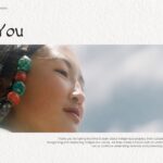 Indigenous Thank You Template - Conclusion slide with young woman in turquoise jewelry and gratitude text