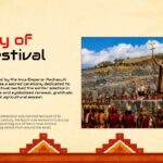 Inti Raymi Festival Template - History slide with Sacsayhuamán fortress