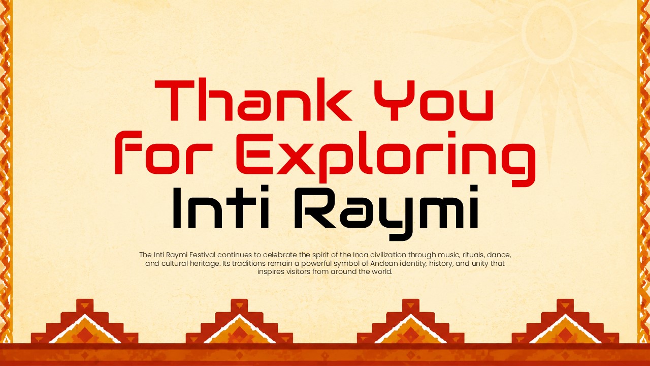 Inti Raymi Festival Template - Thank you closing slide