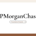 JPMorgan Chase title slide template with elegant typography for presentation opening