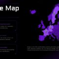 Europe Map Template - Cover slide to introduce European market analysis and regional business presentations
