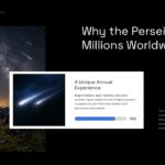 Perseid appeal template - 78% rating with telescope viewing photo