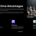 Pitchcraft Creative Deck Template - competitive advantages slide to highlight strategic differentiators