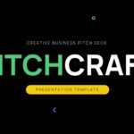 Pitchcraft Creative Deck Template - title slide to introduce your business pitch presentation with bold branding