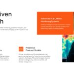 Super El Niño Data Research Template - Silhouetted researcher studies digital climate monitoring visualization systems