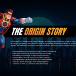 Origin Story Template - Hero transformation narrative with bullet points