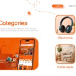 Temu Company Template - Product categories slide to showcase your business offerings and services