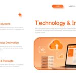 Temu Company Template - Technology slide to present innovation capabilities and technical infrastructure