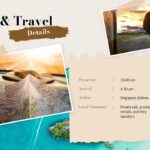 Travel Itinerary Template - flight and travel logistics