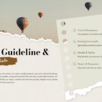 Travel Itinerary Template - guidelines and travel essentials