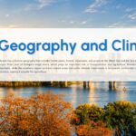 Ukraine Template - Geography slide to explain Ukraine's diverse landscapes and climate characteristics