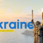 Ukraine Template - Title slide to formally begin educational presentation about Europe's largest country