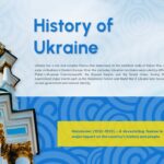Ukraine Template - History slide to present Ukrainian historical events including Holodomor period