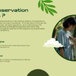 Animal Conservation Template - major threats slide with four threat categories in rounded cards with wildlife images