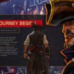 Windrose Game Storyline Template - Narrative slide to showcase character development and story elements