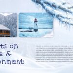 Winter Storm Template - effects slide with snowy house and lighthouse