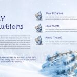Winter Storm Template - safety slide with 3 precaution categories