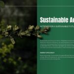 World Environment Day actions slide to introduce environmental initiatives and sustainable future strategies