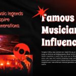 World Music Day Template - Famous musicians slide with large concert venue and crowd imagery