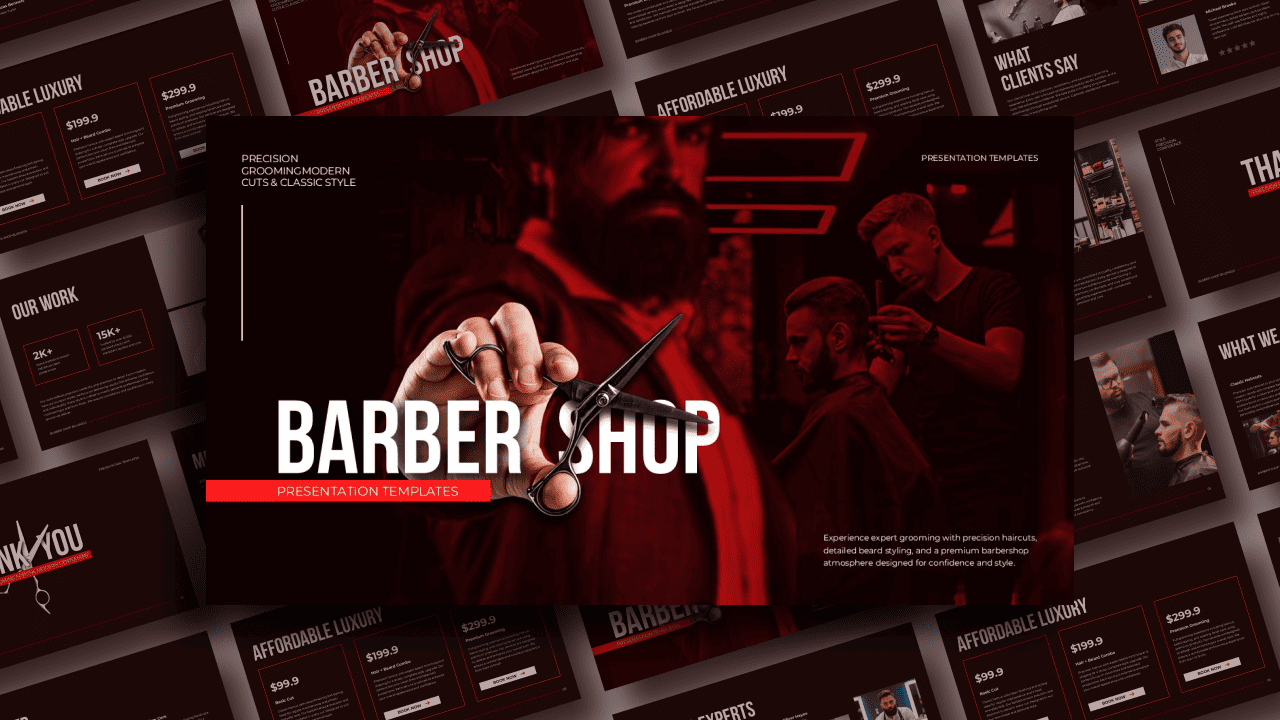 barber shop business plan template