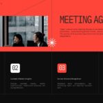 Annual Sales Meeting Template - Agenda Slide