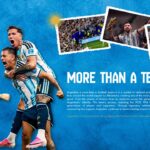 Argentina Cultural Legacy Template - More Than A Team slide with body text, polaroid photos, and inspirational closing quote