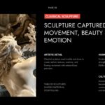 Art History Template - Baroque sculpture slide to present movement, beauty, and emotional storytelling