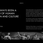 Art History Template - Section intro slide to present art's role in human civilization and culture
