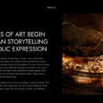 Art History Template - Chapter slide to present prehistoric cave paintings and early human storytelling