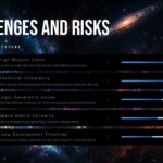 Asteroid Mining Template - Challenges Risks Matrix with Progress Bars