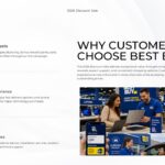 Best Buy Customer Benefits - Loyalty program highlights with app lifestyle imagery and gold member benefit callouts