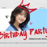 Birthday Party Template - Cover slide to open your celebration presentation with style