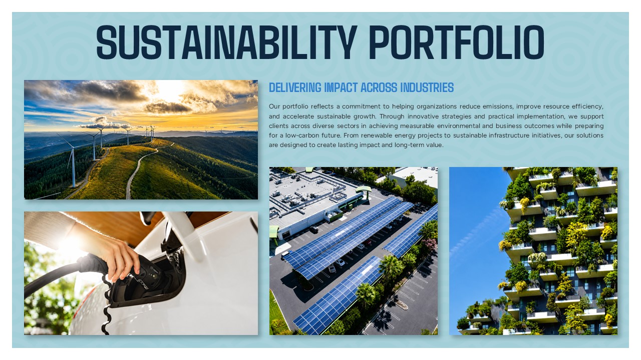Carbon Consulting - About Us Slide Template