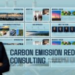 Carbon Emission Reduction Consulting Template - Full Deck Preview