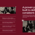 How We Work Slide - 4-step process from discovery to optimization