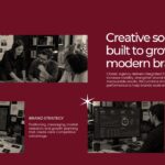 What We Do Slide - Creative solutions for brand strategy and digital marketing